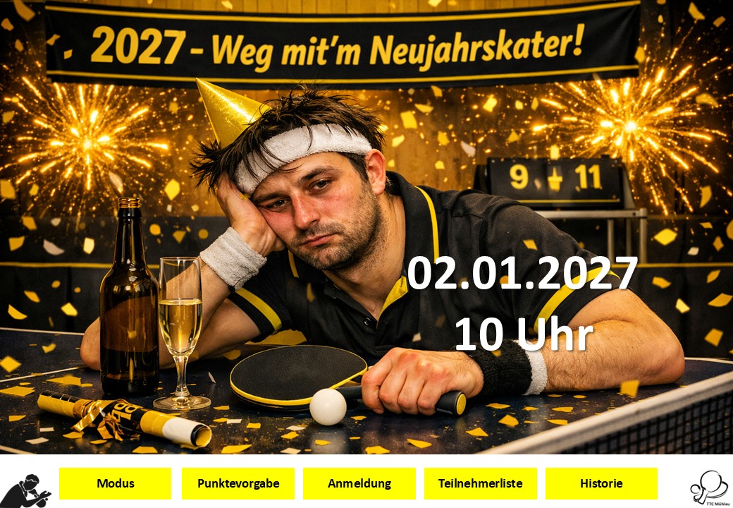 2027 - Weg mit'm Neujahrskater!